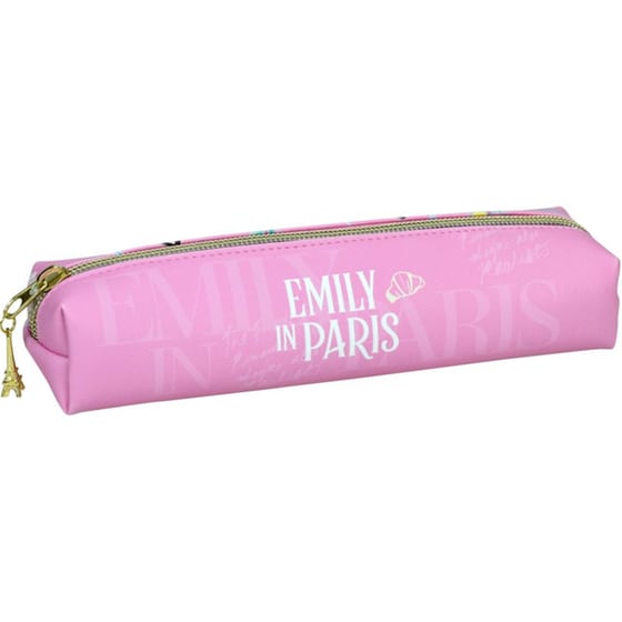 Κασετίνα Βαρελάκι Gim Emily In Paris Ροζ image 0