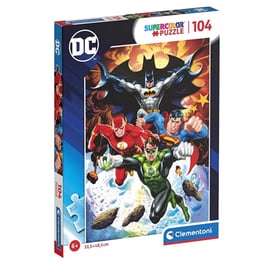 Παιδικό Παζλ Clementoni Super Color Dc Comics (104 Κομμάτια)
