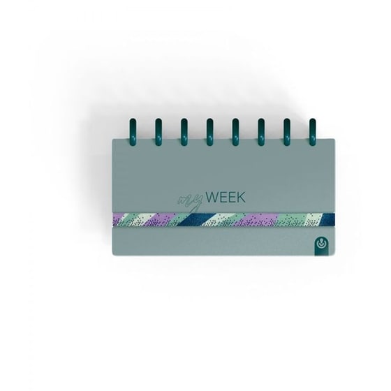 Σημειωματάριο Planner Carchivo Week & Checklist Τιρκουάζ image 1