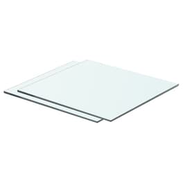 Ράφια Τοίχου VidaXL από Γυαλί 40x0.8x30 cm 2 Tμχ - Διάφανο