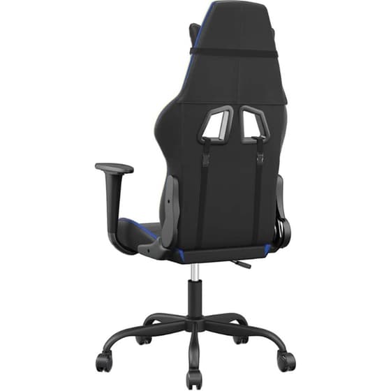 Καρέκλα Gaming VIDAXL 3143641 με Ρυθμιζόμενα Μπράτσα από Τεχνητό Δέρμα - Μαύρο / Μπλε image 3