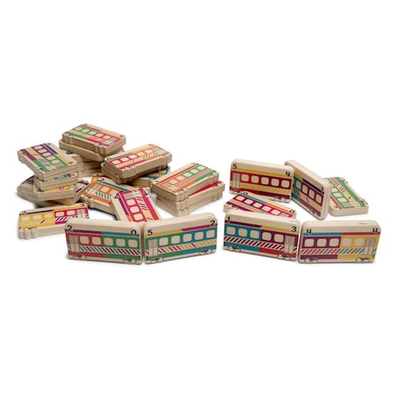 Τρενάκια Ντόμινο Ga373 Επιτραπέζιο (Bs Toys) image 2