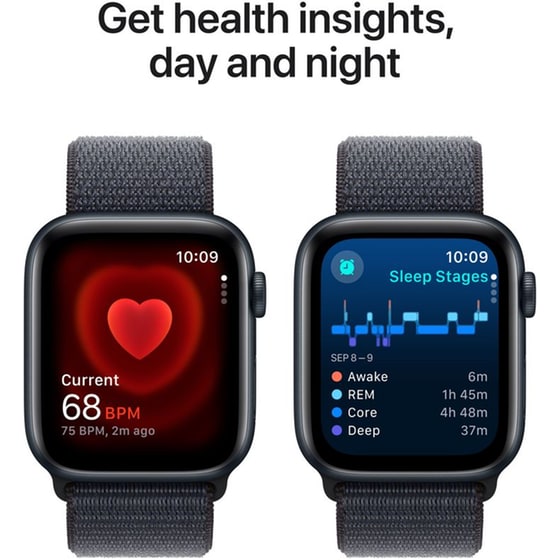 Apple Watch SE GPS 40mm - Midnight Aluminium Case with Ink Sport Loop image 4