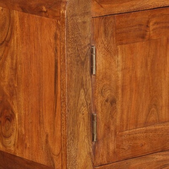Vidaxl Μπουφές 120 X 30 X 75 Εκ. Από Μασίφ Ξύλο Με Φινίρισμα Sheesham image 2
