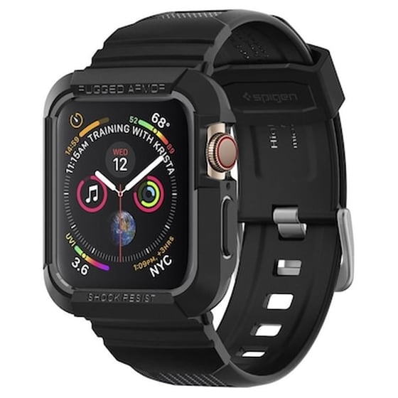 Θήκη Spigen Rugged Armor Pro για Apple Watch 44mm - Μαύρο image 0