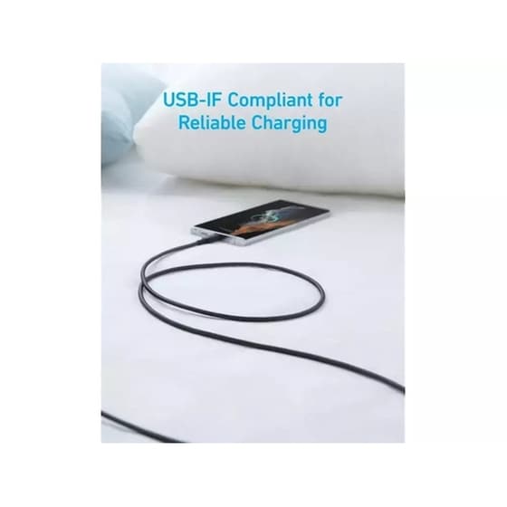 Καλώδιο Anker 322 A81H6G11 USB-Α σε USB-C 15W 1.8m - Μαύρο image 2