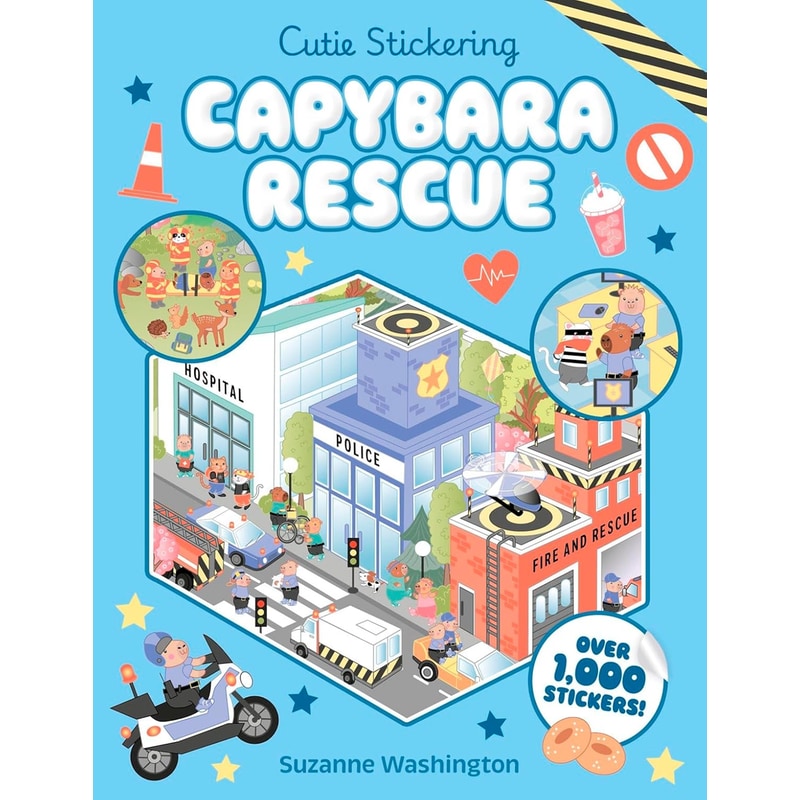 Cutie Stickering #2 Capybara Rescue
