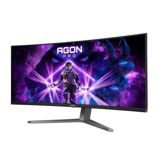 AOC AGON PRO AG346UCD  Monitor 34" Quad HD Oled Curved 175Hz 0.03ms image 5