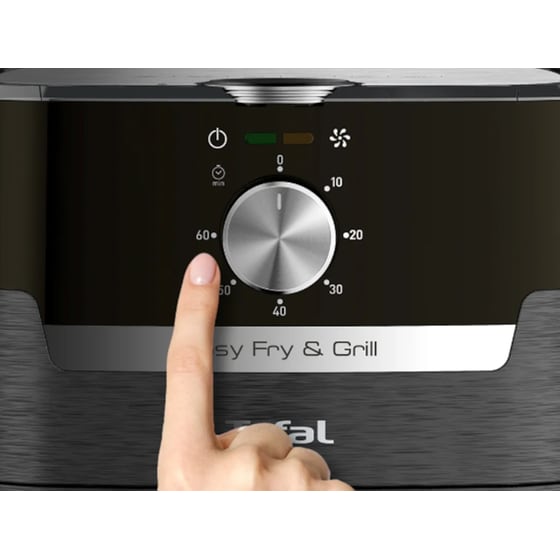 Φριτέζα Αέρος TEFAL EY5018 με Αποσπώμενο Κάδο 1550 W 4.2L Μαύρο image 1