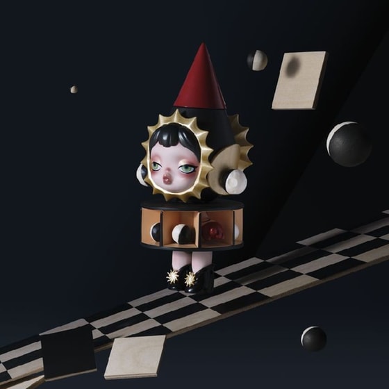 Φιγούρα Pop Mart Skullpanda Image Of Reality Series Blind Box image 20