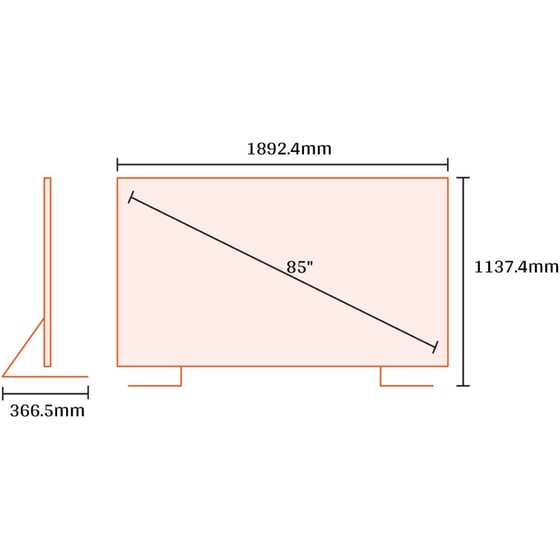 Samsung Neo QLED  85" 4K Smart Τηλεόραση QE85QN85F image 2