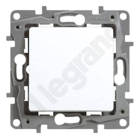 Niloe 764507 Μπουτόν Απλό No-nc Χωνευτό 6a 250v Λευκό image 0