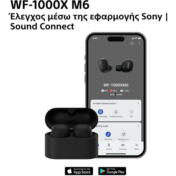 Ακουστικά Bluetooth Sony WF-1000XM6 - Platinum Silver image 8