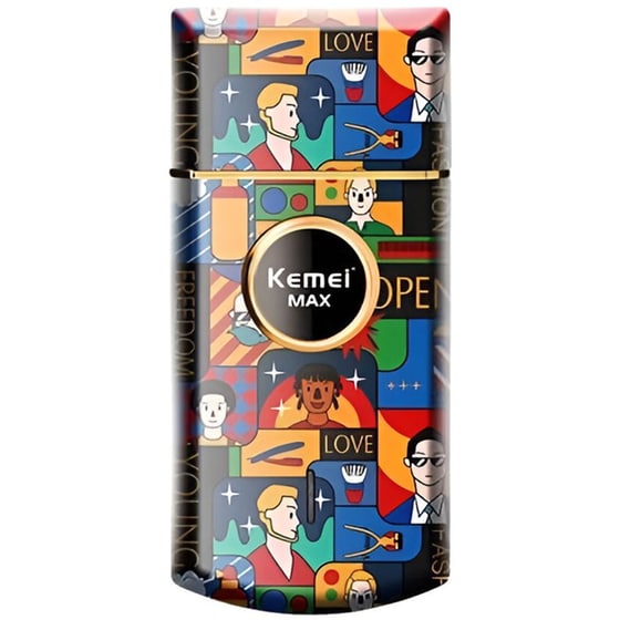 Επαναφορτιζόμενη Ξυριστική Μηχανή Kemei Shaver Fashion KM-RS7098 - Πολύχρωμο image 0