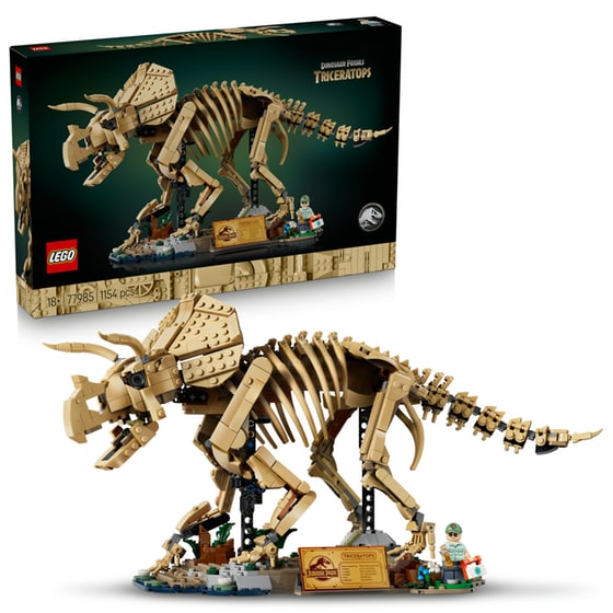 LEGO® Jurassic World Απολιθώματα Δεινοσαύρων: Τρικεράτοπας (77985) image 6