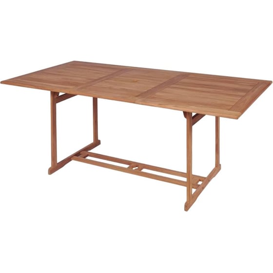 Τραπεζαρία Εξωτερικού Χώρου VidaXL από Ξύλο 180x90x75 cm - Καφέ image 0