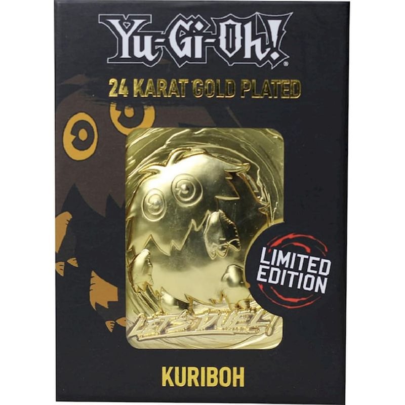 Yu-gi-oh! Κάρτες Kuriboh 24k Gold Plated Card (LE5000)