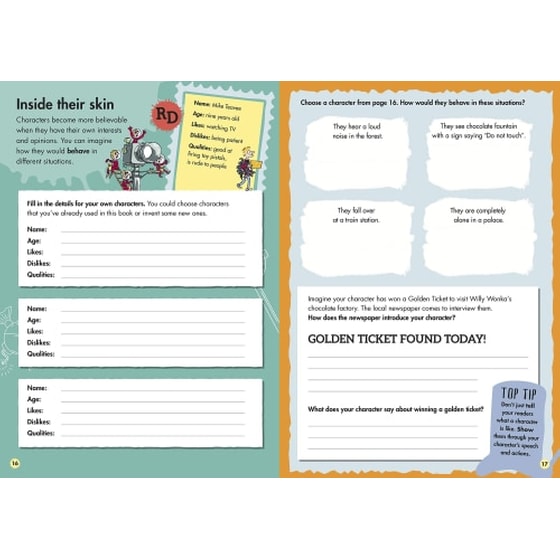 Roald Dahl's Creative Writing with Charlie and the Chocolate Factory: How to Write Tremendous Characters image 2