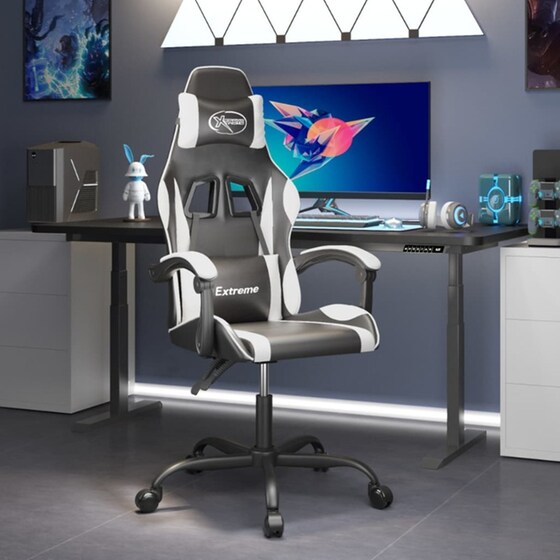 Καρέκλα Gaming VIDAXL 3143871 από Τεχνητό Δέρμα - Μαύρο image 9