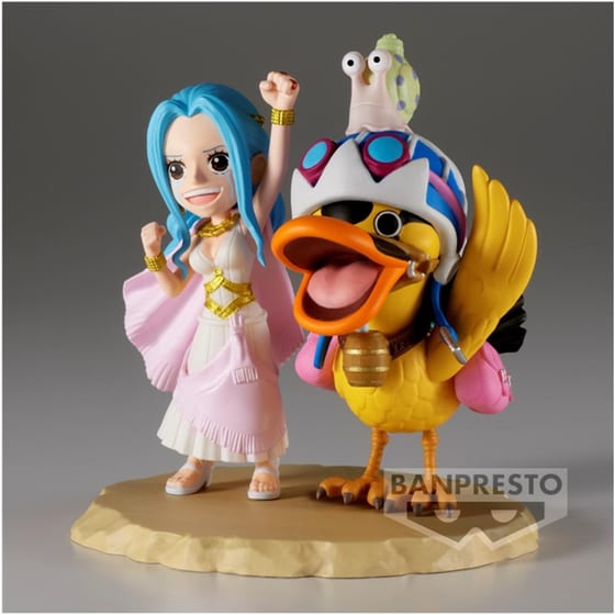 Banpresto WCF Log Stories: One Piece - Nefeltari Vivi & Karoo Statue (7cm) (89559) image 6