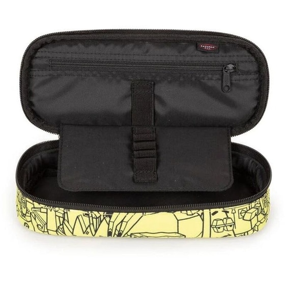 Κασετίνα Οβάλ Eastpak Single All Over Yellow image 1