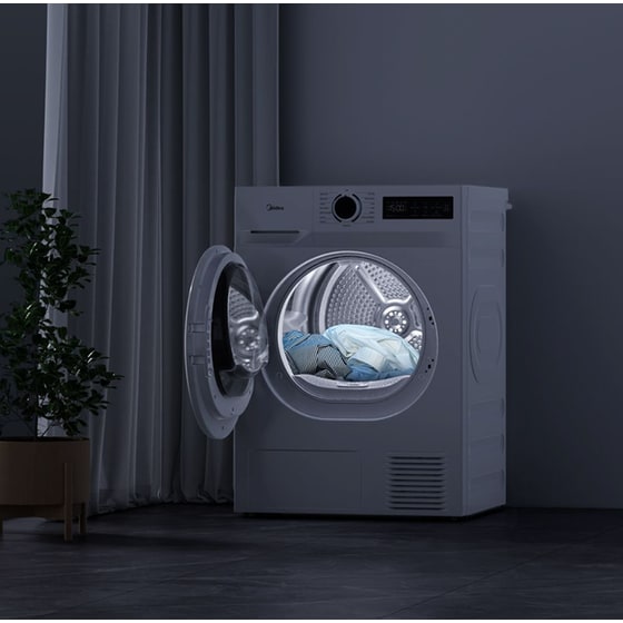 MIDEA MD110H80D/W-GR 8kg με Αντλία Θερμότητας Λευκό Στεγνωτήριο Ρούχων image 6