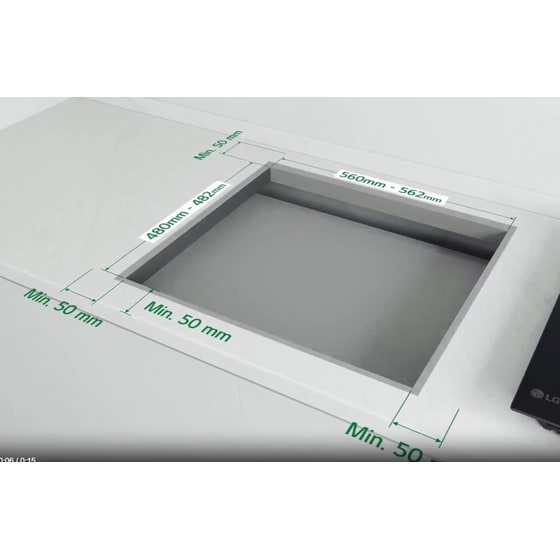 LG CBIZ2437B 60 cm Μαύρο Εστία Επαγωγική Αυτόνομη image 6