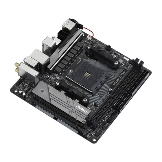 Asrock A520M-ITX/ac AMD A520 Mini ITX με Socket AMD AM4 image 2