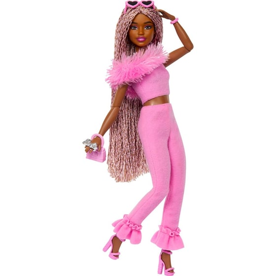 Κούκλα Mattel Barbie Deluxe Fashionistas - Κοτσιδάκια (HYV28) image 2