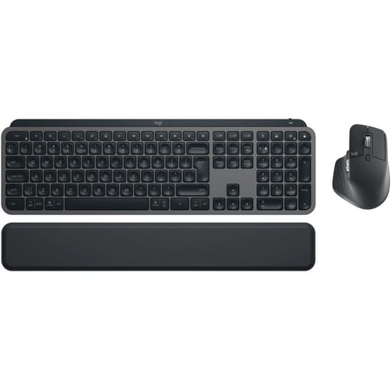 Logitech MX Keys Combo for Business Gen 2 Ασύρματο Bluetooth Σετ Πληκτρολόγιο - Ποντίκι Γκρι Greek / US image 0