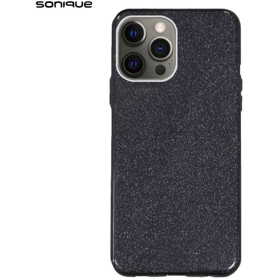 Θήκη Apple iPhone 12 Pro Max - Sonique Shiny Clear - Μαύρο image 0