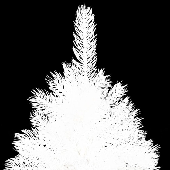 Χριστουγεννιάτικο Δέντρο VidaXL Κλασικό 2.10m - Λευκό image 2