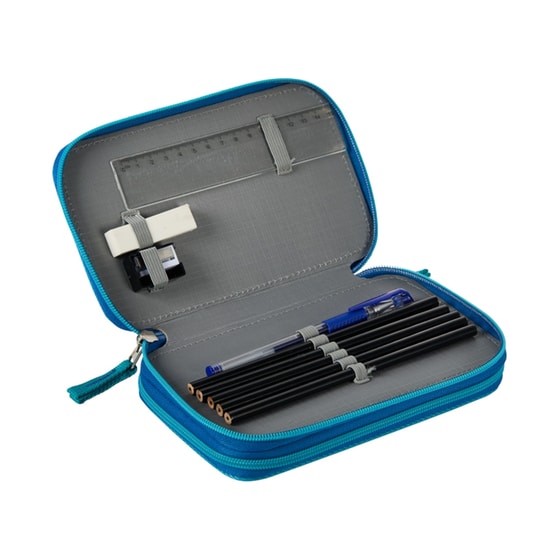 Κασετίνα Παραλληλόγραμμη Γεμάτη Coolbee&nbsp;Dino Διπλή image 2