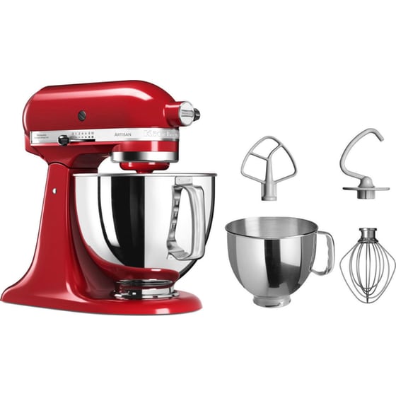 Κουζινομηχανή KITCHENAID 5KSM125EER 300 W 4.8 L Κόκκινο image 1