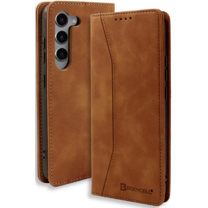 Θήκη Samsung Galaxy S23 Plus - Bodycell Wallet Case - Brown