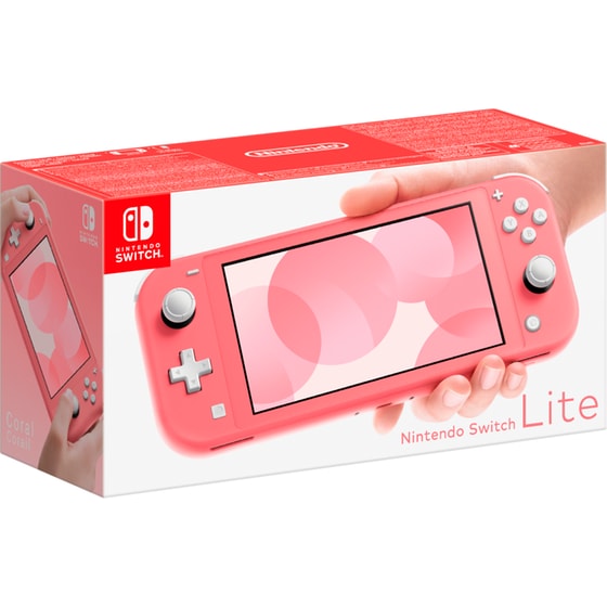 Nintendo Switch Lite Coral & Minecraft image 2