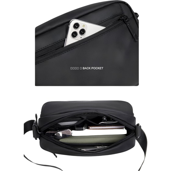 Τσαντάκι Ώμου Arctic Hunter YB00518 με Θήκη Tablet - 3lt - Μπλε image 2