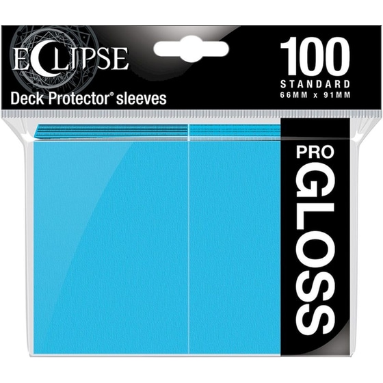 Ultra Pro Card Sleeves Standard Size - Pro-gloss Sky Blue (100 Sleeves) image 0