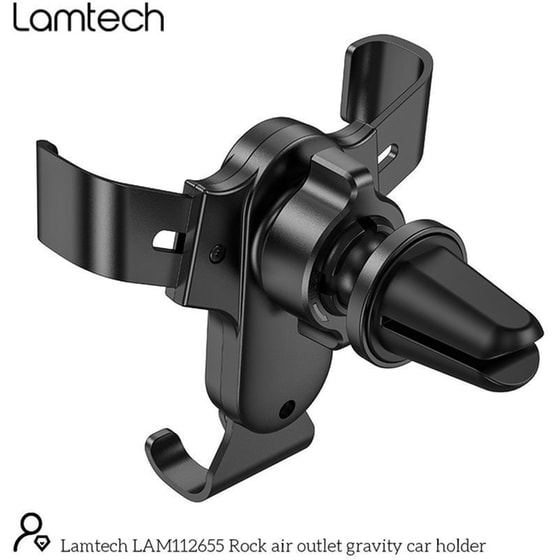 Βάση Στήριξης Αυτοκινήτου LAM112655Lamtech Με Θήκη  - Μαύρο image 1