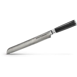 Μαχαίρι Ψωμιού Samura Damascus aπό Δαμασκηνό Ατσάλι 23 cm - Μαύρο