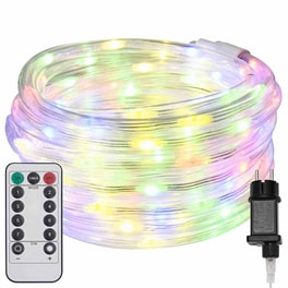 Vidaxl Φωτιστικό Συρματόσχοινο Με 240 Led Πολύχρωμο 10 M Pvc
