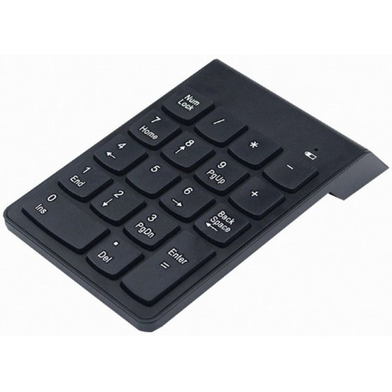 Gembird KPD-W-02 Ενσύρματο NumPad Μαύρο image 2
