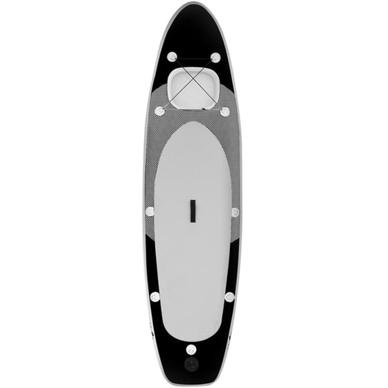 Φουσκωτή Σανίδα SUP VidaXL 330x76 cm - Μαύρη image 2