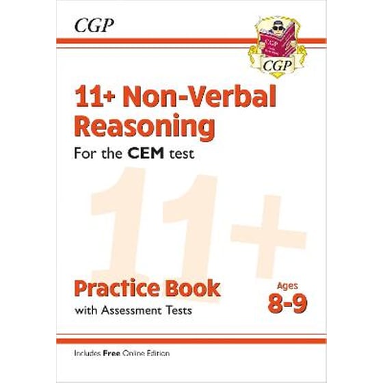 11+ CEM Non-Verbal Reasoning Practice Book & Assessment Tests - Ages 8-9 (with Online Edition) image 0