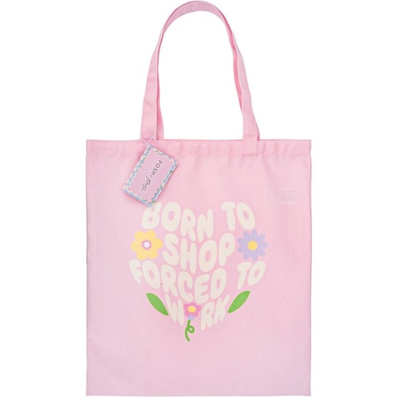 Τσάντα Tote Posh+Pop Born to Shop image 0