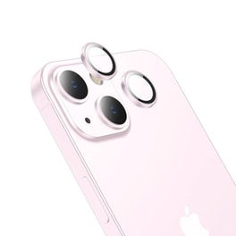 Προστατευτικό καμερών Apple iPhone 15/iPhone 15 Plus - Hoco 3D Metal V12 Plus - Pink