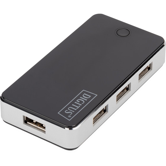 Digitus DA-70222 USB Hub 7-Port USB 2.0 συμβατό με USB-A image 2