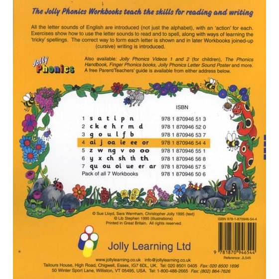 Jolly Phonics Workbook 4 image 1