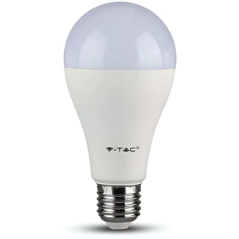 Λάμπα LED V-tac E27 A65 15w 2700K – Θερμό Λευκό