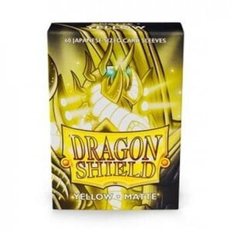 Dragon Shield – Japanese Matte Deck Protectors 60-ct Yellow